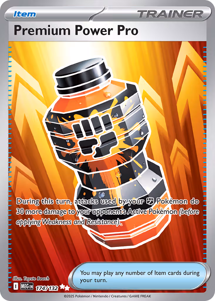 Premium Power Pro 174/132 Pokemon card