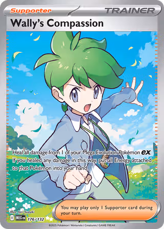 Wally's Compassion 176/132 Pokemon card