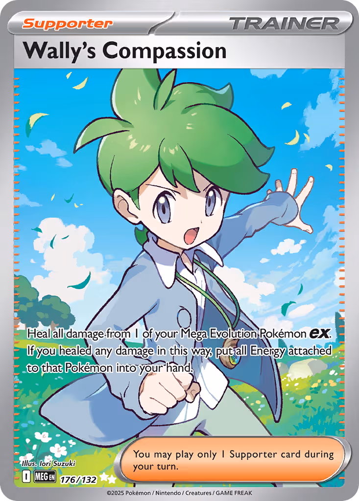 Wally's Compassion 176/132 Pokemon card