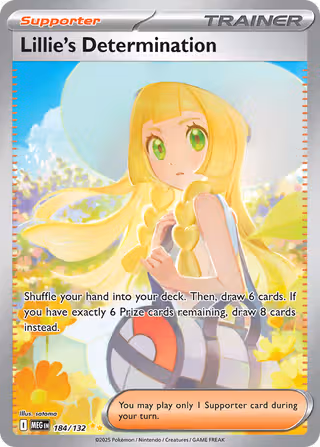 Lillie's Determination 184/132 Pokemon card