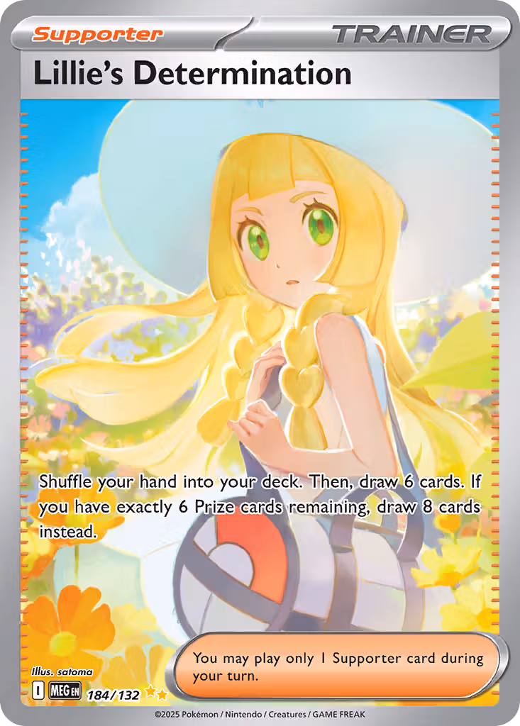 Lillie's Determination 184/132 Pokemon card