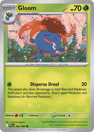 Gloom 2/94 Pokemon card