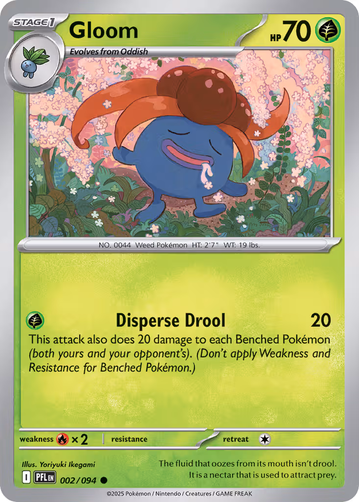 Gloom 2/94 Pokemon card