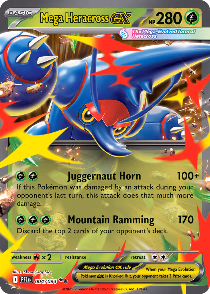 Mega Heracross ex 4/94 Pokemon card