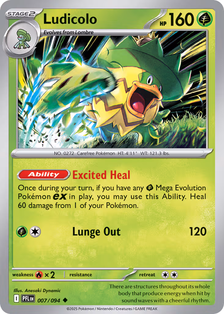 Ludicolo 7/94 Pokemon card