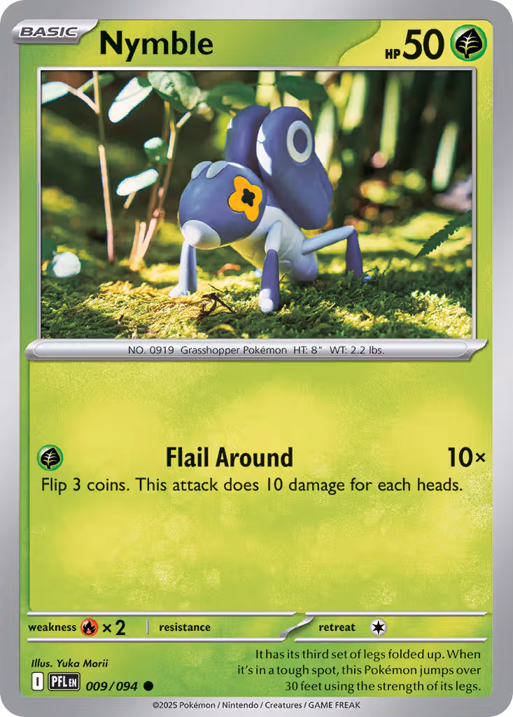 Nymble 9/94 Pokemon card