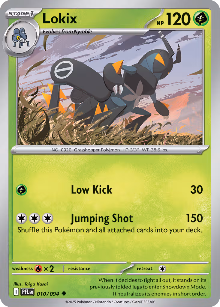 Lokix 10/94 Pokemon card