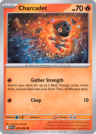 Charcadet 19/94 Pokemon card