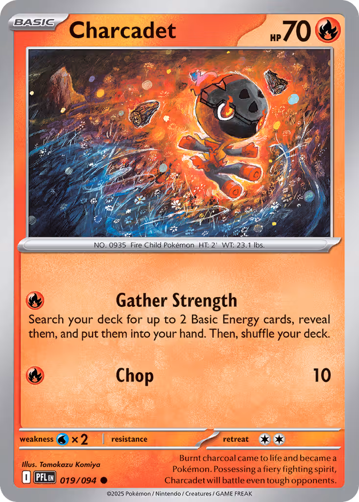 Charcadet 19/94 Pokemon card