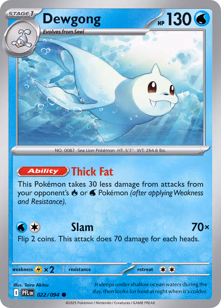 Dewgong 22/94 Pokemon card