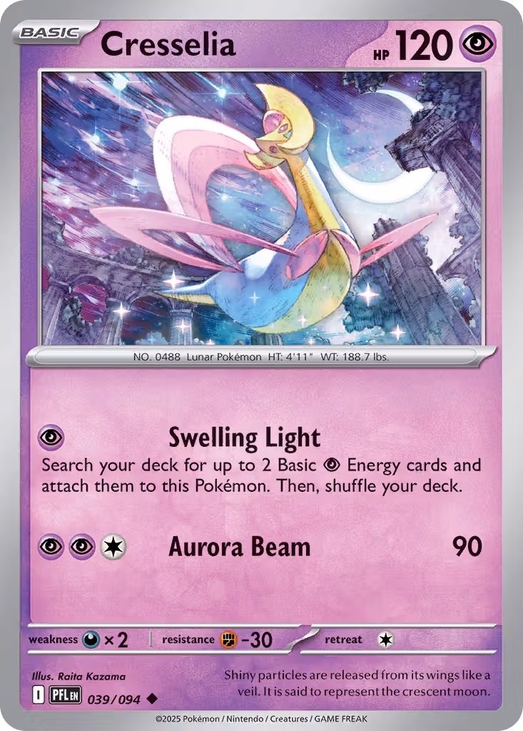 Cresselia 39/94 Pokemon card
