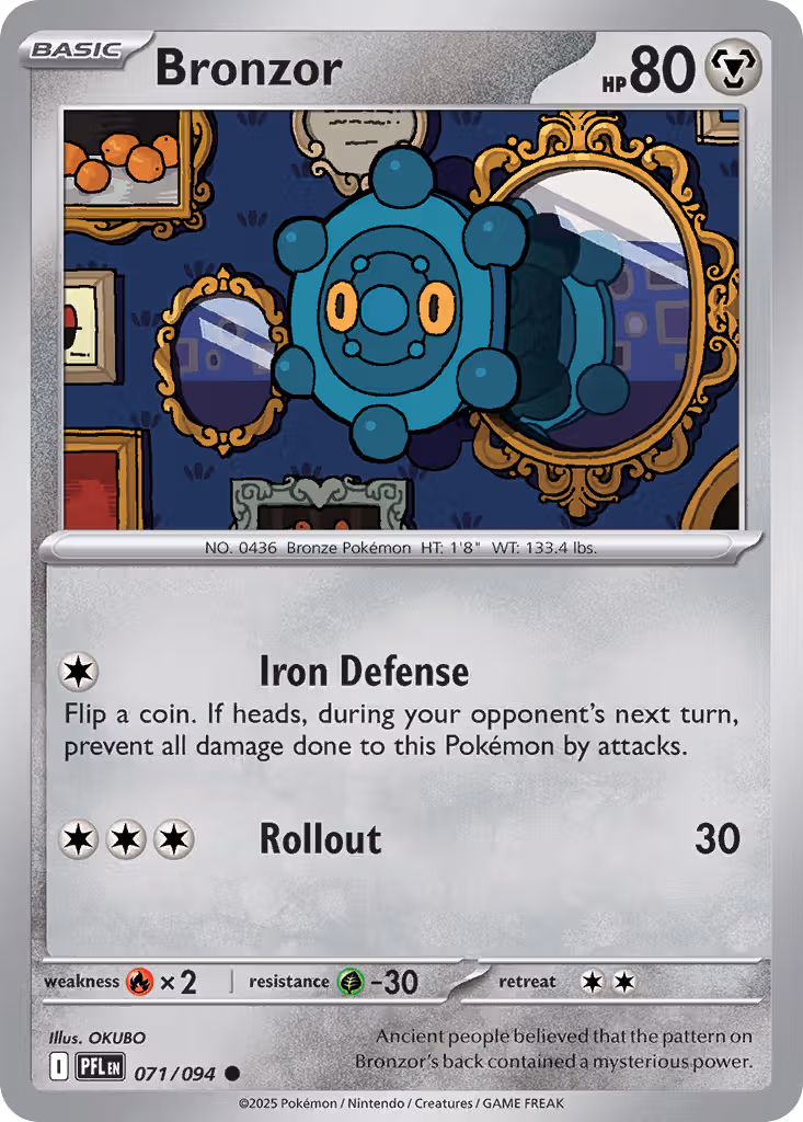 Bronzor 71/94 Pokemon card