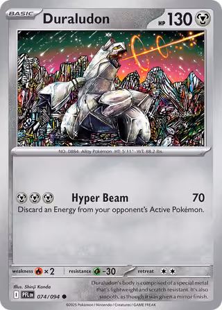 Duraludon 74/94 Pokemon card