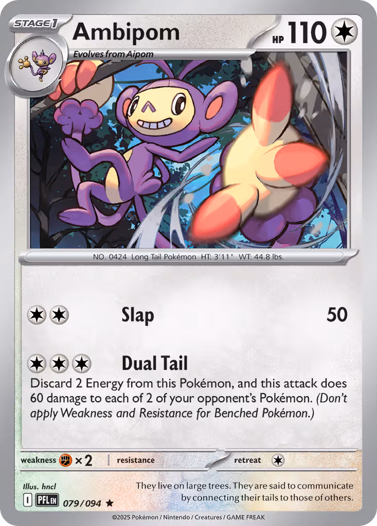 Ambipom 79/94 Pokemon card