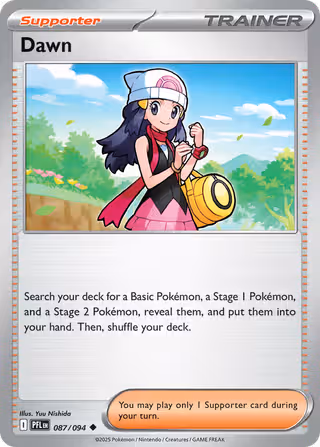 Dawn 87/94 Pokemon card