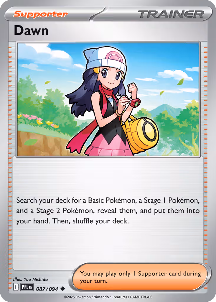 Dawn 87/94 Pokemon card