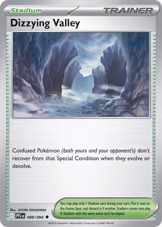 Dizzying Valley 88/94 Pokemon card