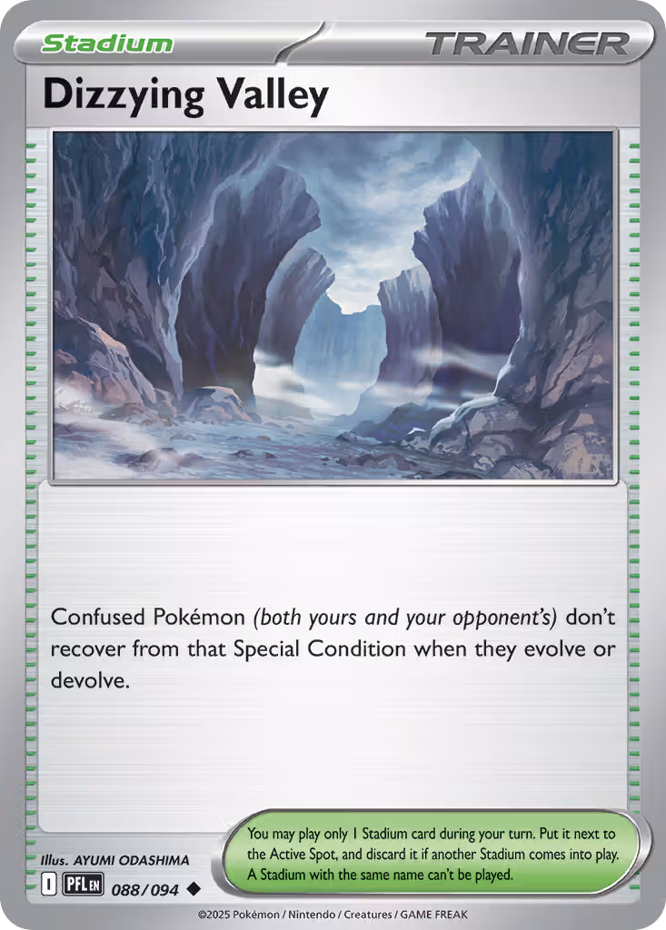 Dizzying Valley 88/94 Pokemon card