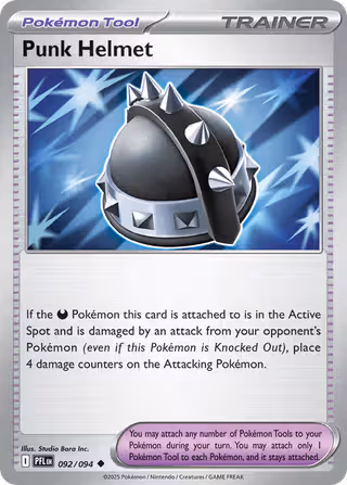 Punk Helmet 92/94 Pokemon card