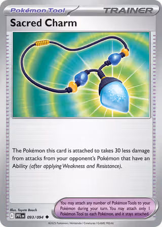 Sacred Charm 93/94 Pokemon card