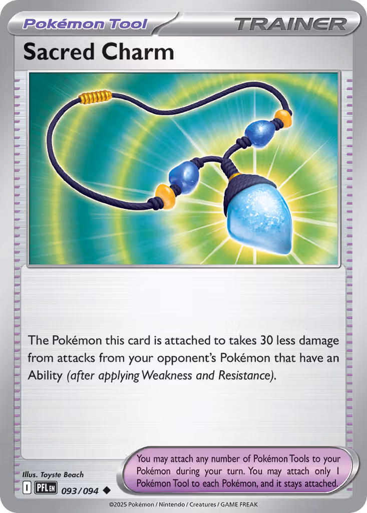 Sacred Charm 93/94 Pokemon card