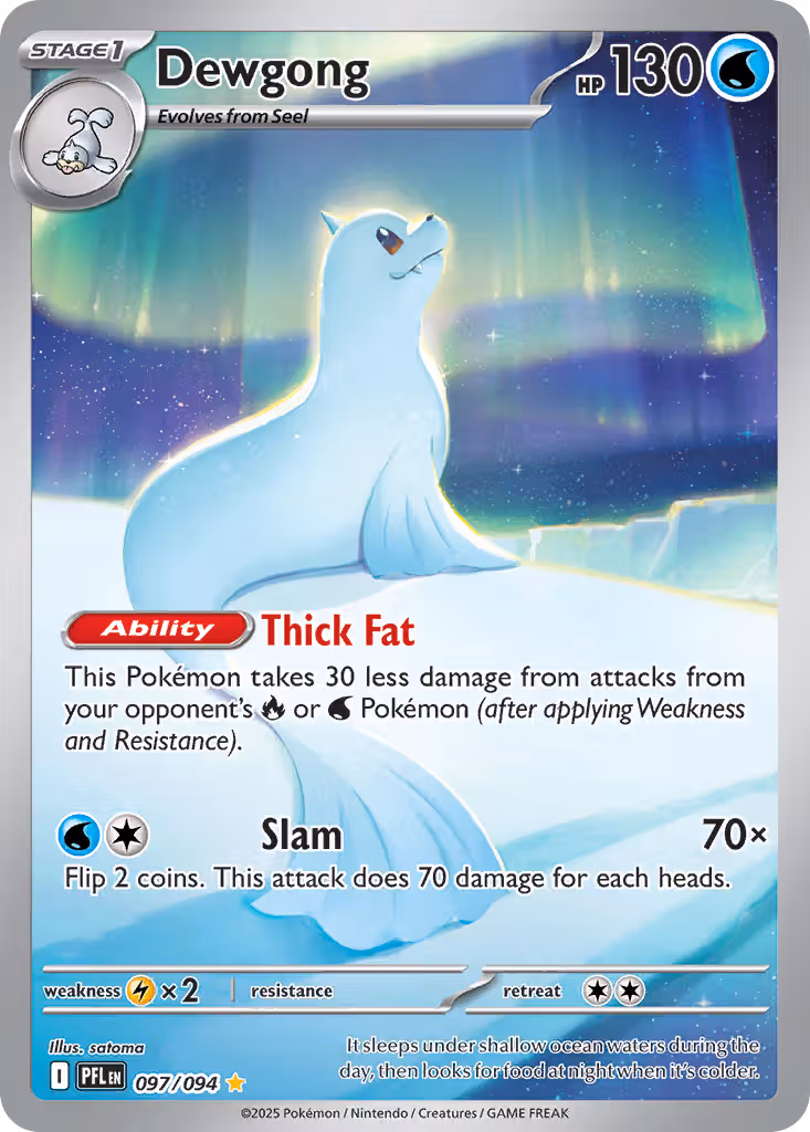 Dewgong 97/94 Pokemon card