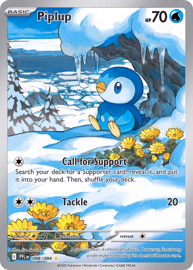 Piplup 98/94 Pokemon card