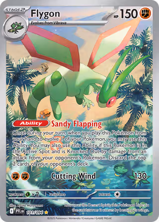 Flygon 101/94 Pokemon card