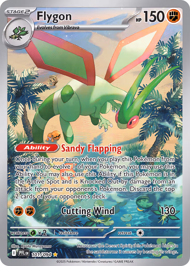 Flygon 101/94 Pokemon card