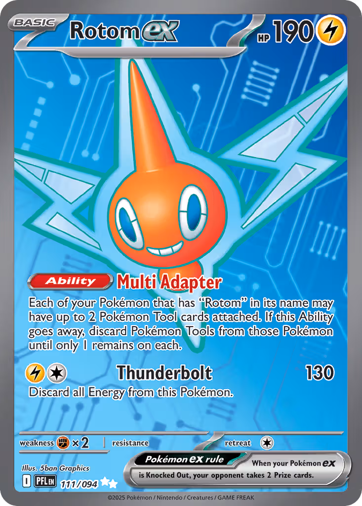 Rotom ex 111/94 Pokemon card