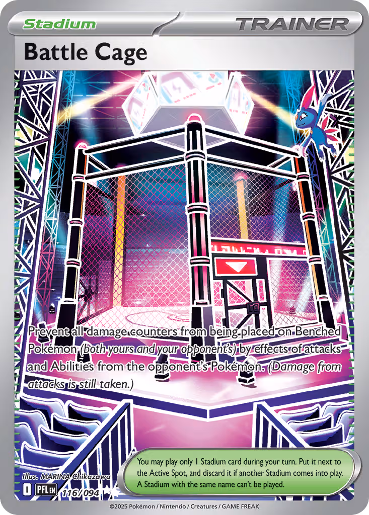 Battle Cage 116/94 Pokemon card