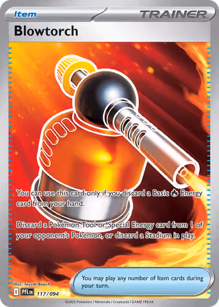 Blowtorch 117/94 Pokemon card