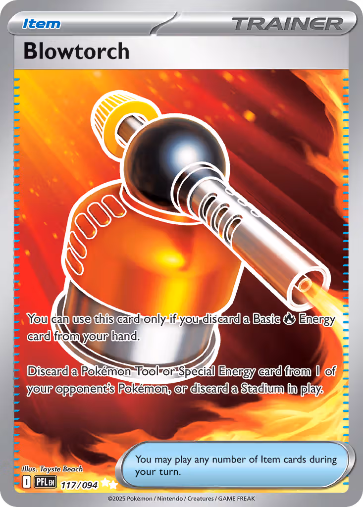 Blowtorch 117/94 Pokemon card