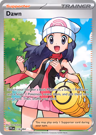 Dawn 118/94 Pokemon card