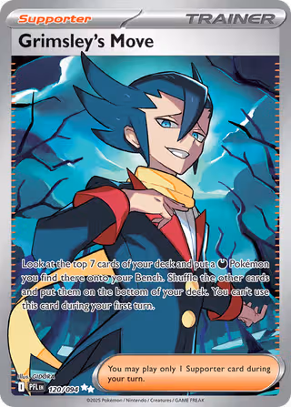 Grimsley's Move 120/94 Pokemon card