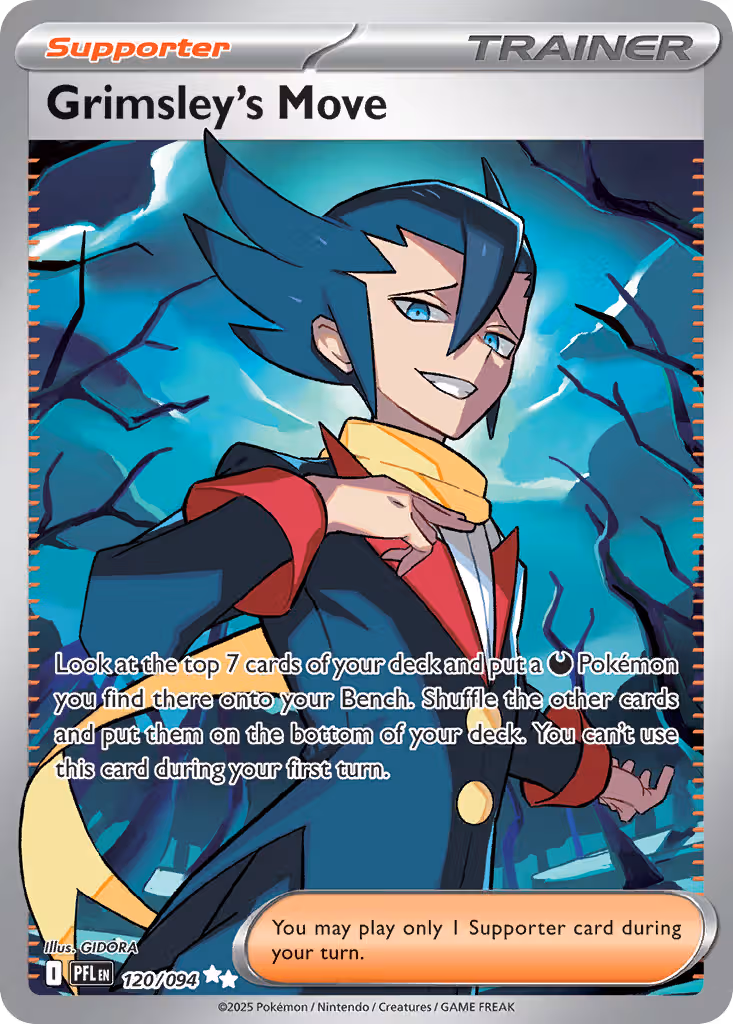 Grimsley's Move 120/94 Pokemon card