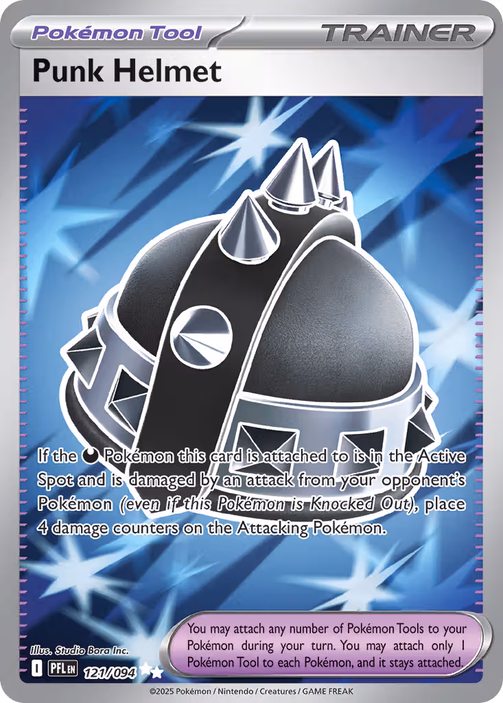 Punk Helmet 121/94 Pokemon card