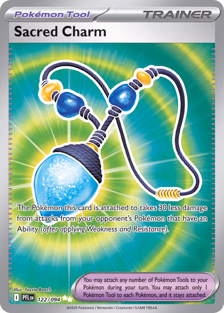 Sacred Charm 122/94 Pokemon card