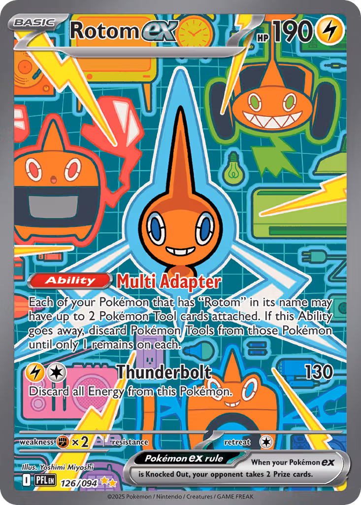 Rotom ex 126/94 Pokemon card