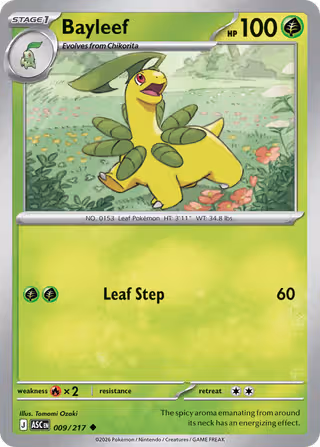 Bayleef 9/217 Pokemon card