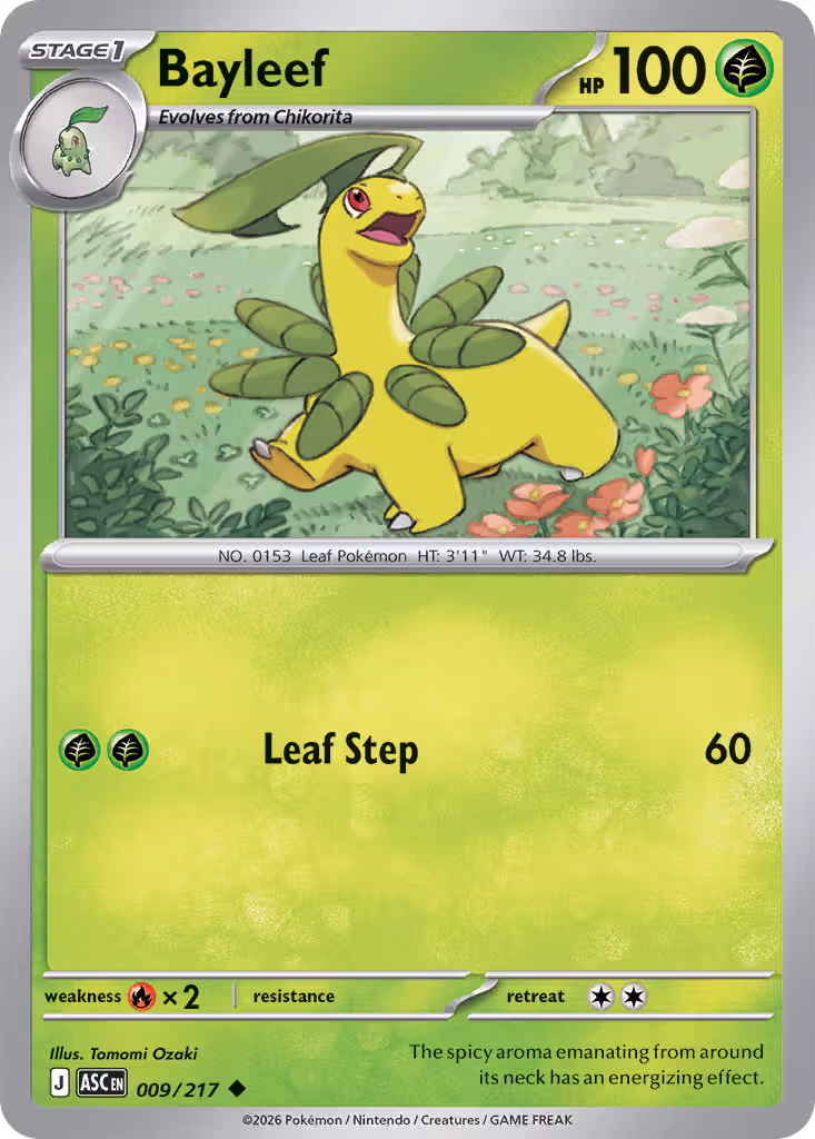 Bayleef 9/217 Pokemon card