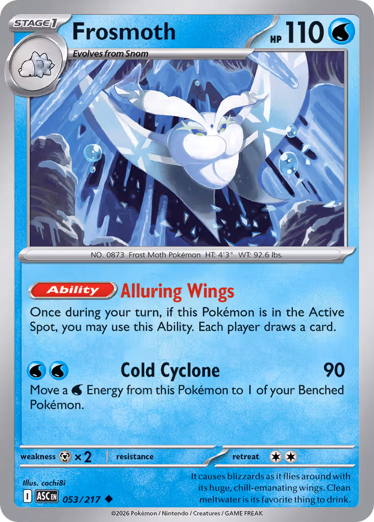 Frosmoth 53/217 Pokemon card