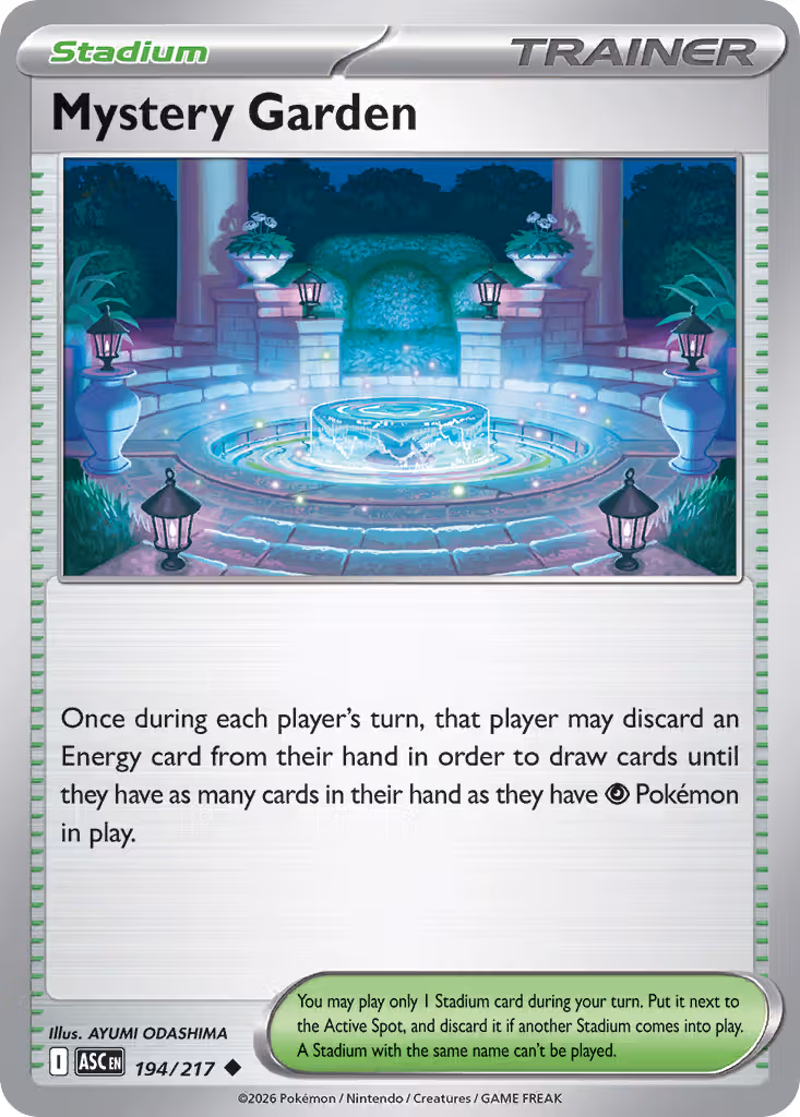 Mystery Garden 194/217 Pokemon card