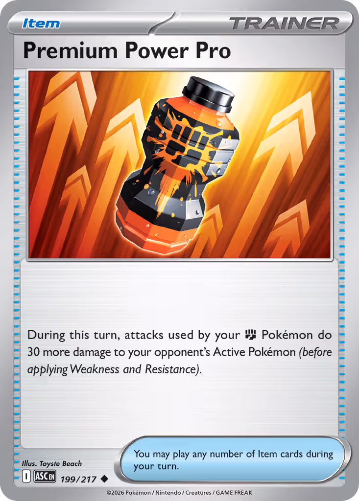 Premium Power Pro 199/217 Pokemon card