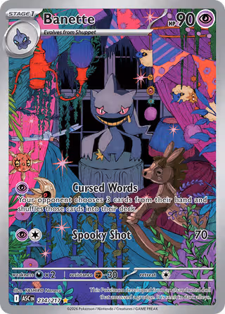 Banette 234/217 Pokemon card
