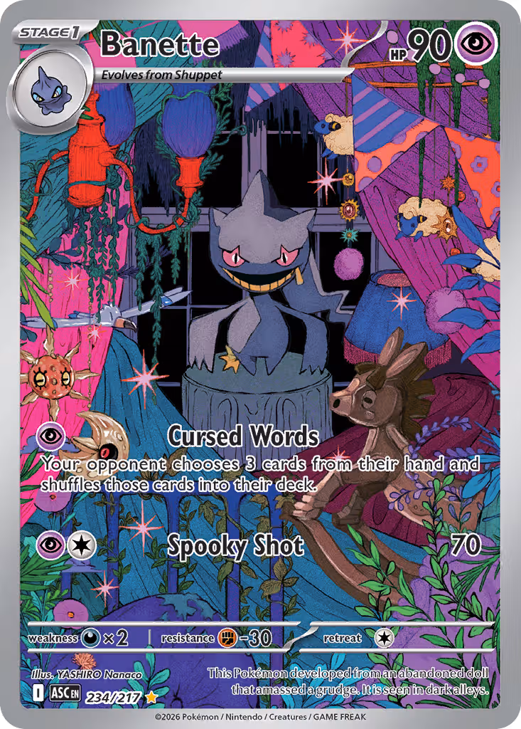 Banette 234/217 Pokemon card
