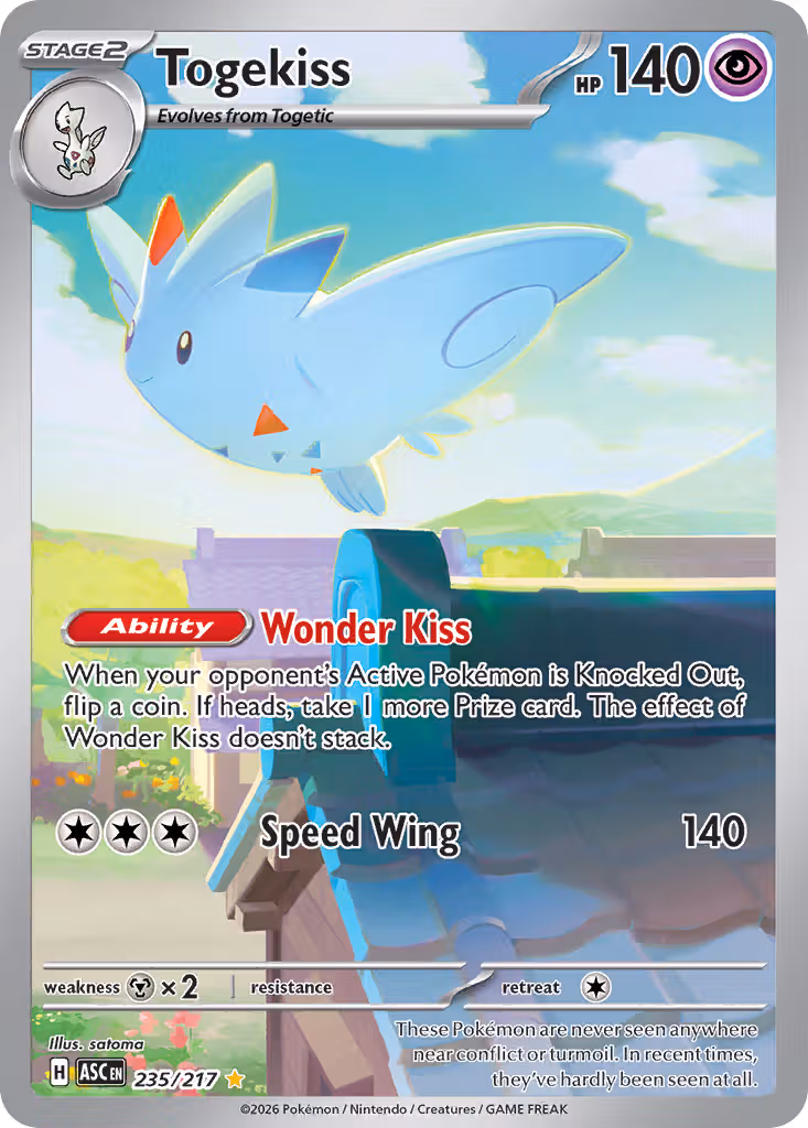 Togekiss 235/217 Pokemon card
