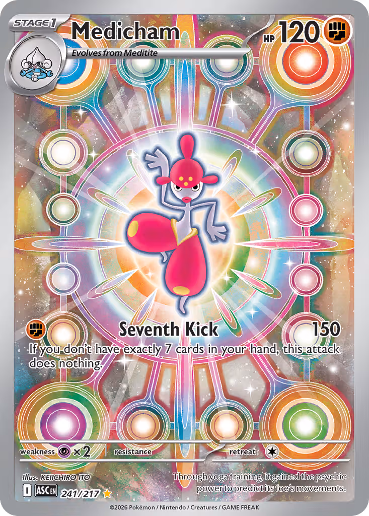 Medicham 241/217 Pokemon card