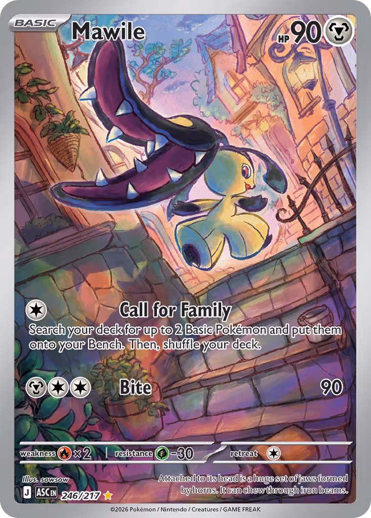 Mawile 246/217 Pokemon card