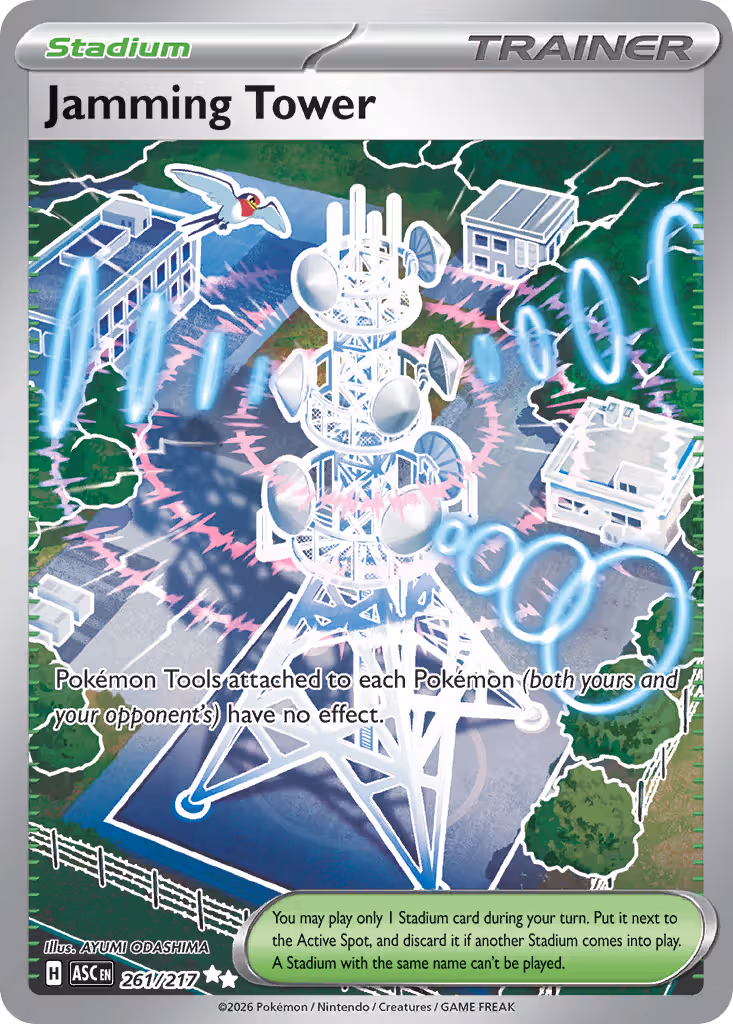 Jamming Tower 261/217 Pokemon card